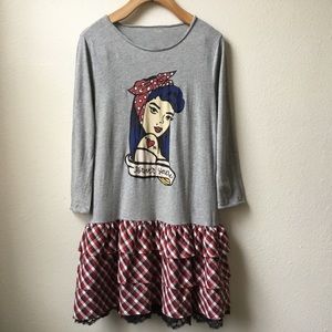 Graphic Pin Up Dress